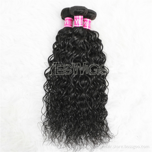 High Quality Asian Human Hair Bundles 95-100 Gram Per Bundle Water Wave Hair Extensions Double Weft Water Curly Asian Hair